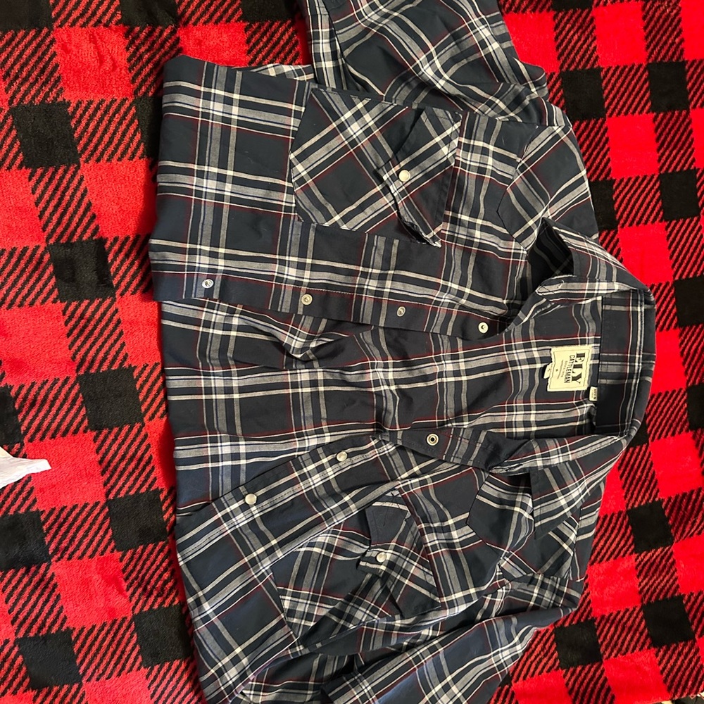 Ely Cattleman Plaid & Pearl Button Shirt